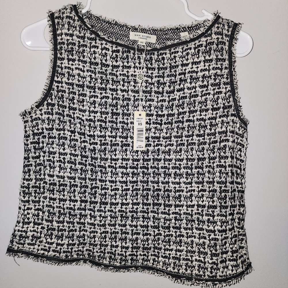 Max Studio London Top Size XS NWT